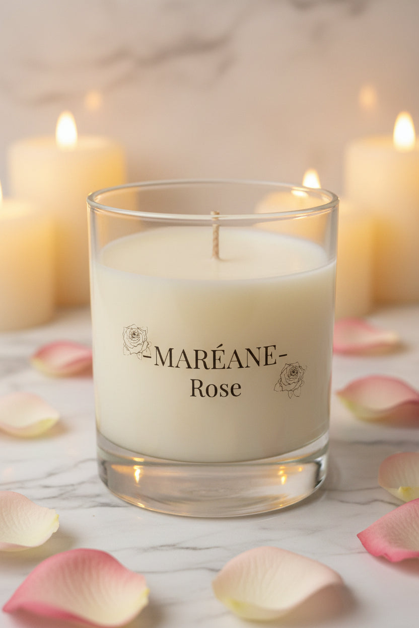 Bougie Parfumée Rose