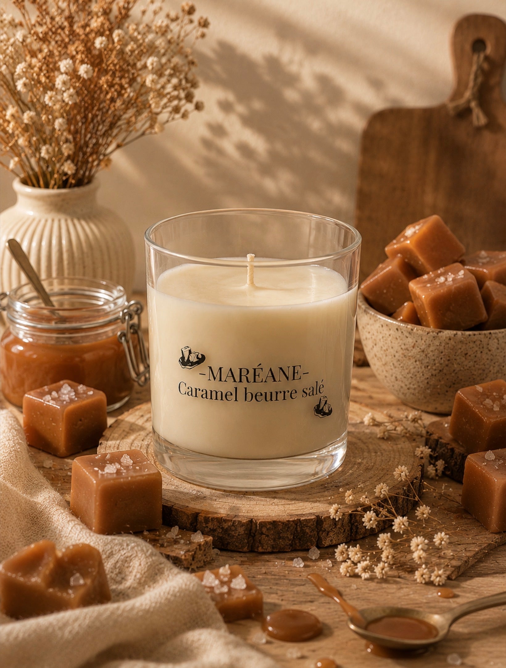 Bougie Parfumée Caramel Beurre Salé