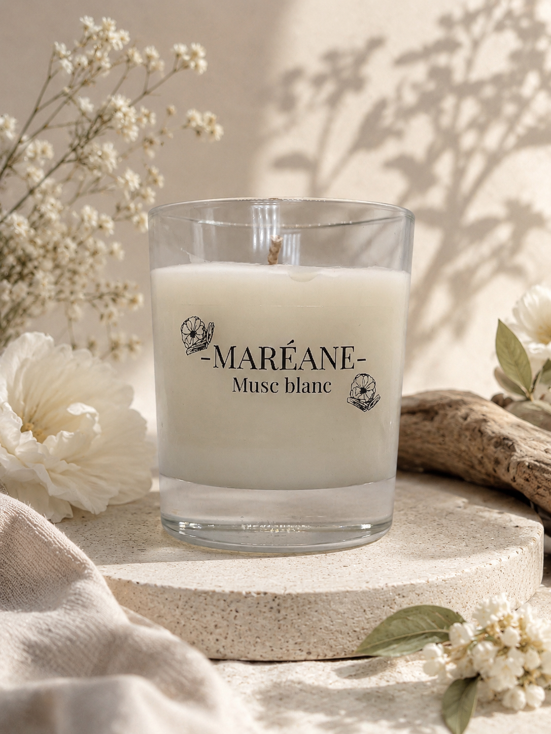 Bougie Parfumée Musc Blanc
