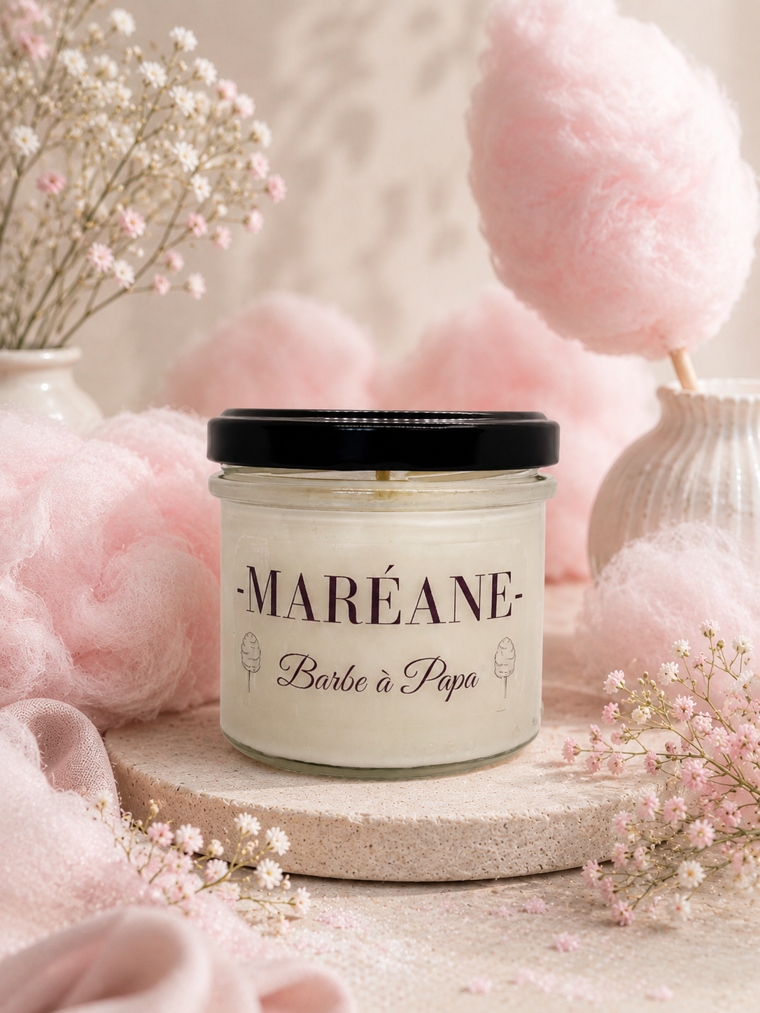 Bougie Parfumée Barbe à Papa