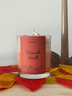 Bougie automne citrouille vanille 200g