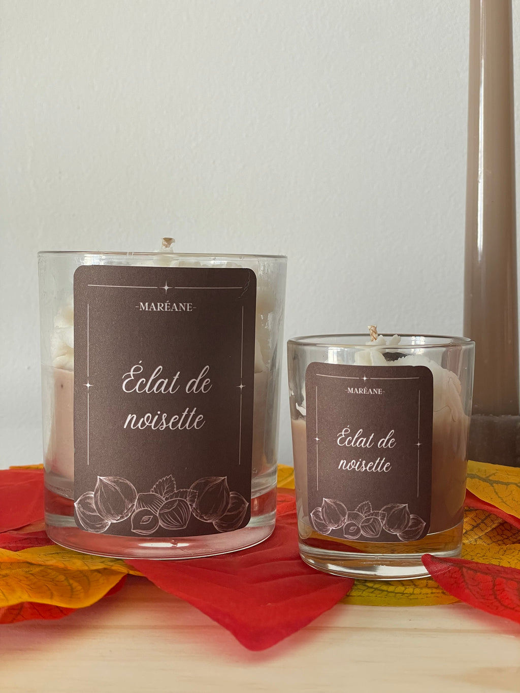 Bougie automne éclat de noisette 70g
