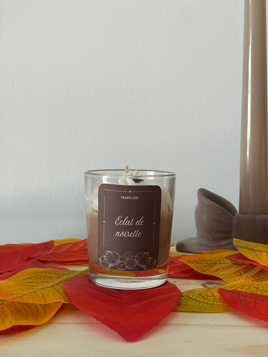 Bougie automne éclat de noisette 70g